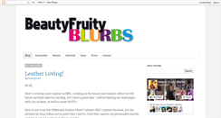 Desktop Screenshot of beautyfruityblurbs.com